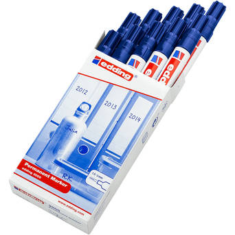 edding 3000 permanent marker blue 10pcs folding box