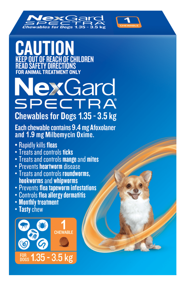 NexGard SPECTRA Chews for Very Small Dogs