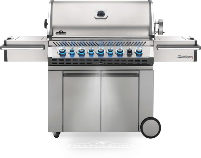 Legacy Prestige® PRO 665 Propane Gas Grill with Infrared Rear and Side Burners, Stainless Steel