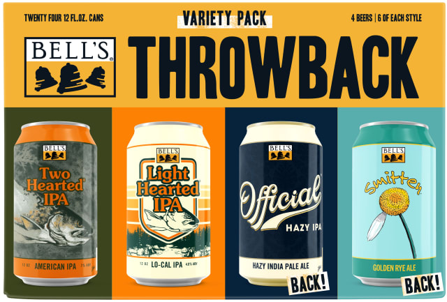 Bell's Throwback Variety Pack Beer, 24 Pack, 12 fl oz Cans
