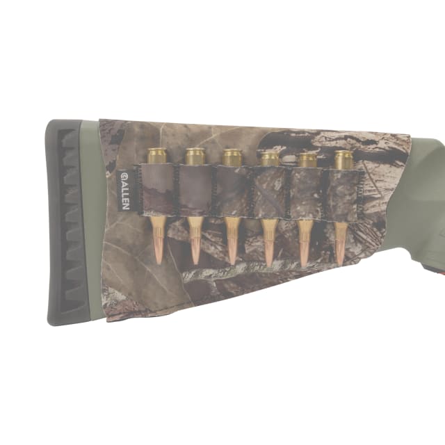 Allen Company Neoprene Stretch Buttstock Shotgun Shell Holder, Black/Mossy Oak Break-Up Country Camo