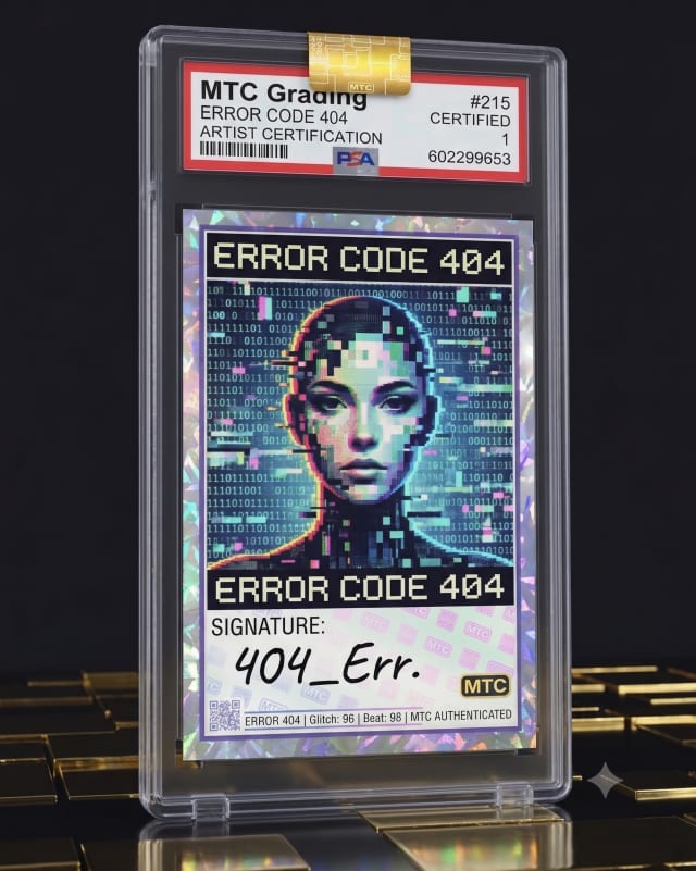 Error Code 404 Trading Card