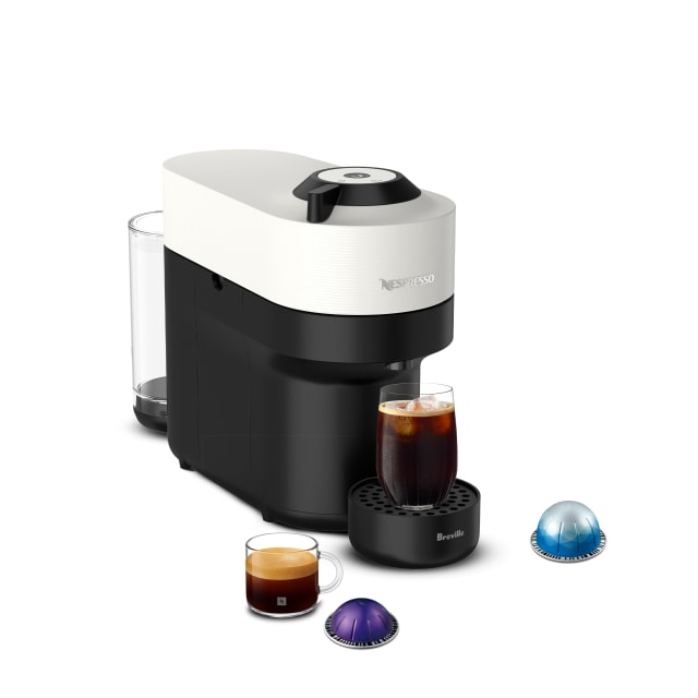 ​​Nespresso Vertuo Pop Coffee and Espresso Maker by Breville, Coconut White