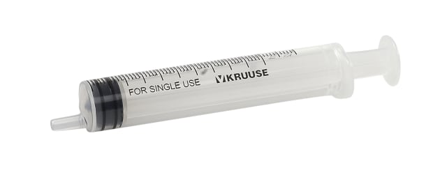3-Part Syringes, Excentric Luer Tip