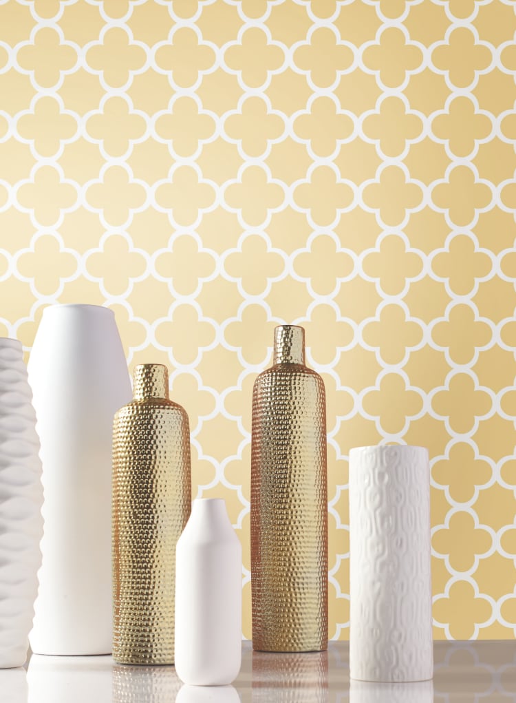 Frameworks Yellow Framework Yellow Wallpaper | York Design Group Product Catalog