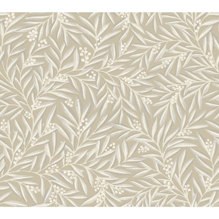Wallpaper Rovan Rowan Neutral Wallpaper Sample | York Design Group Product Catalog