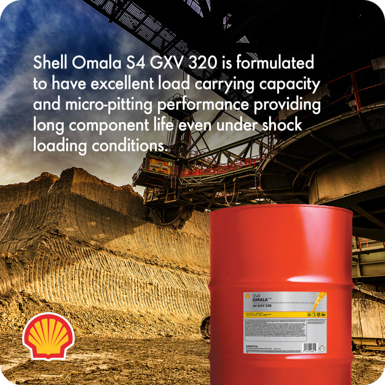 Shell Omala S4 GXV 320 Synthetic Industrial Gear Oil, 55 Gallon Drum ...
