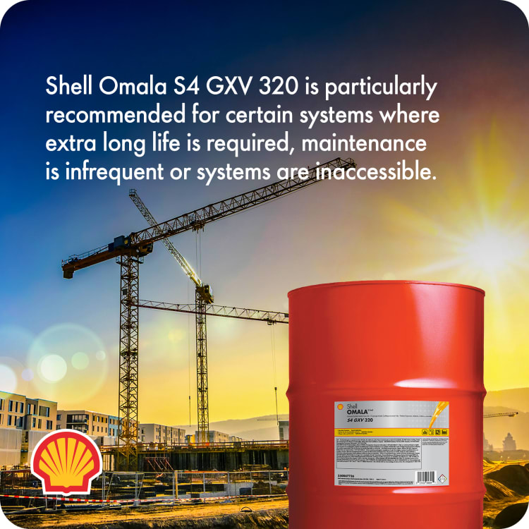 Shell Omala S4 GXV 320 Synthetic Industrial Gear Oil, 55 Gallon Drum ...