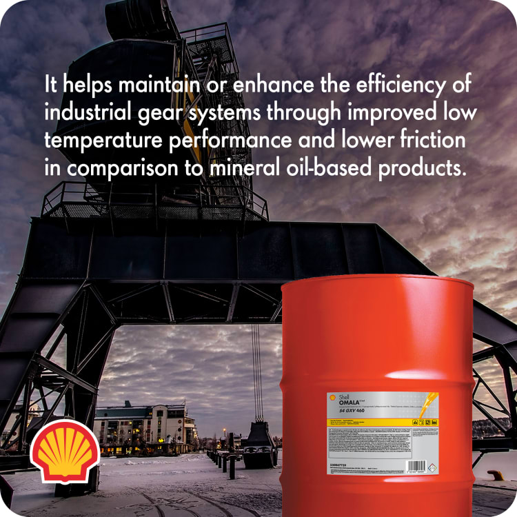 Shell Omala S4 GXV 460 Synthetic Industrial Gear Oil, 55 Gallon Drum ...
