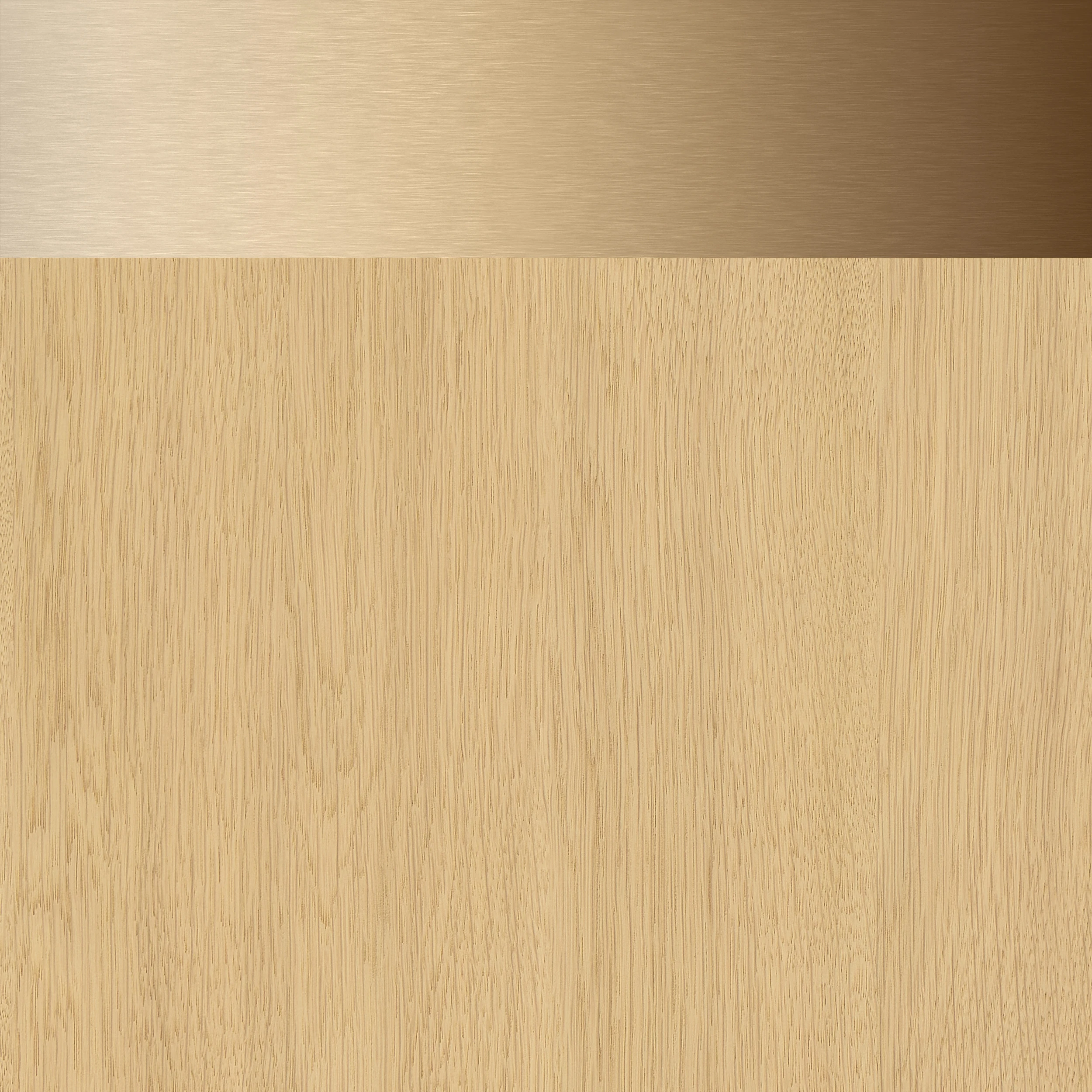 Scandinavian Oak with Satin Bronze Trim