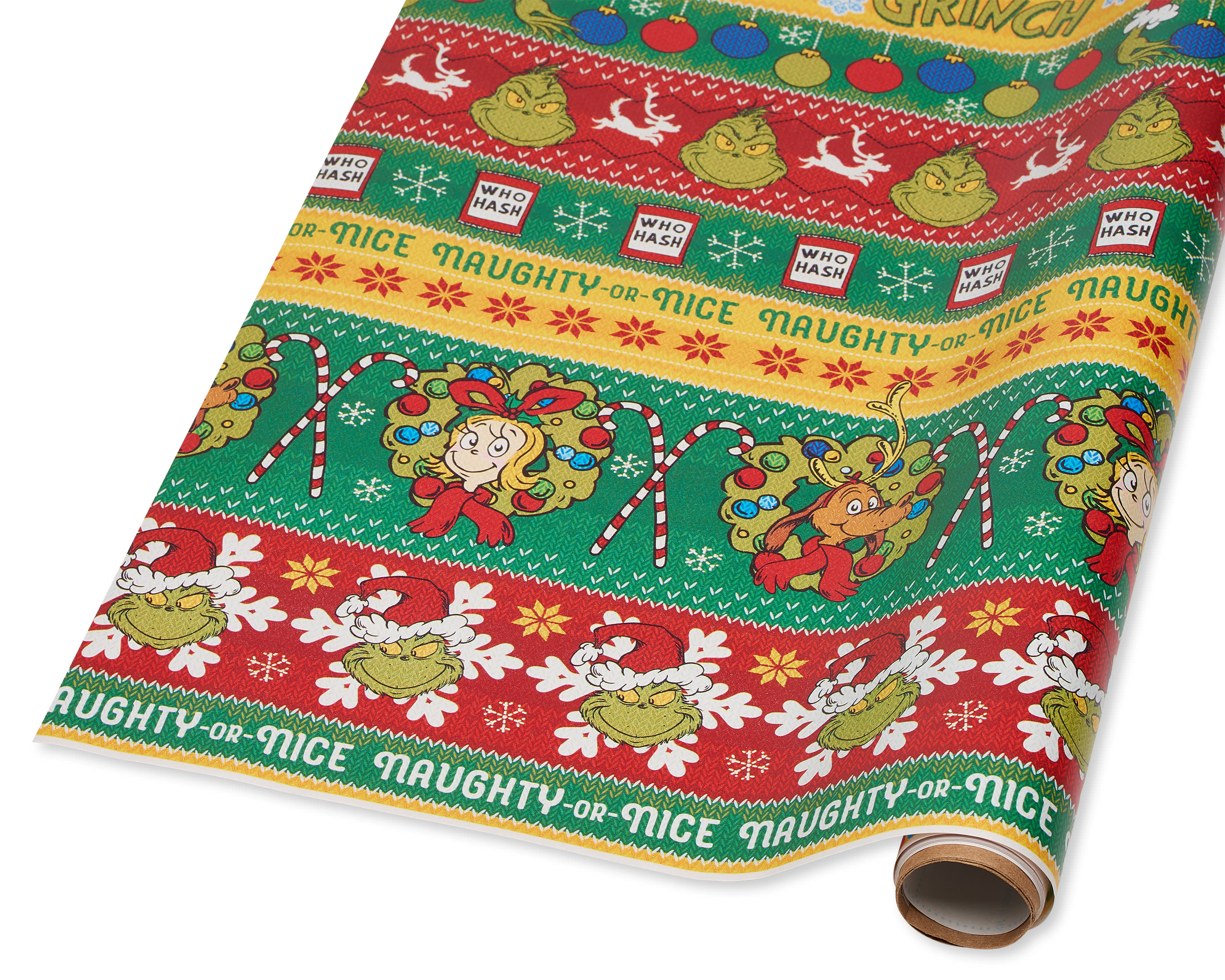 Grinch™ Sweater Christmas Wrapping Paper, 40 Total Sq. Ft. | American ...
