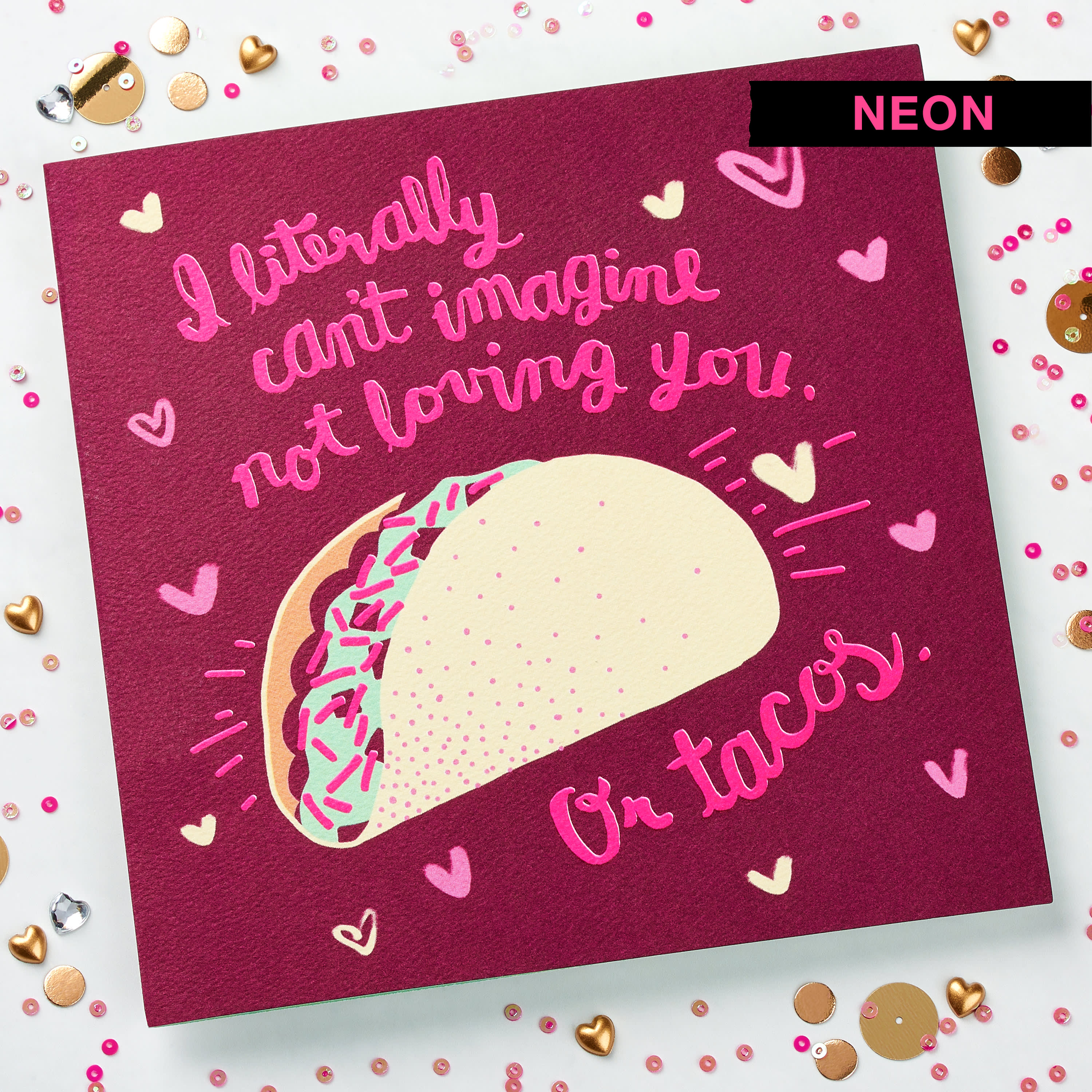 Romantic Tacos Valentine's Day Card image