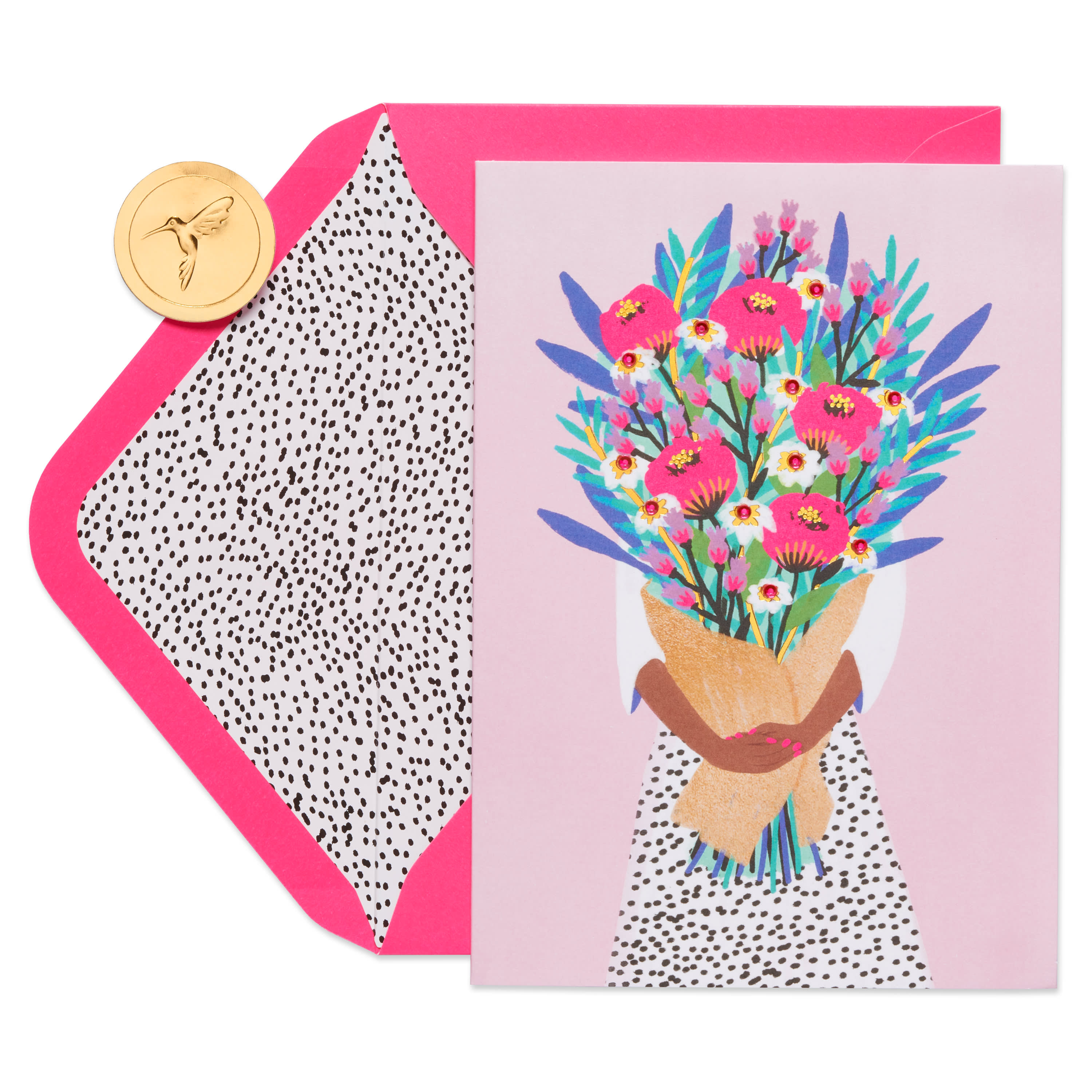 Floral Bouquet Birthday Greeting Card - Papyrus