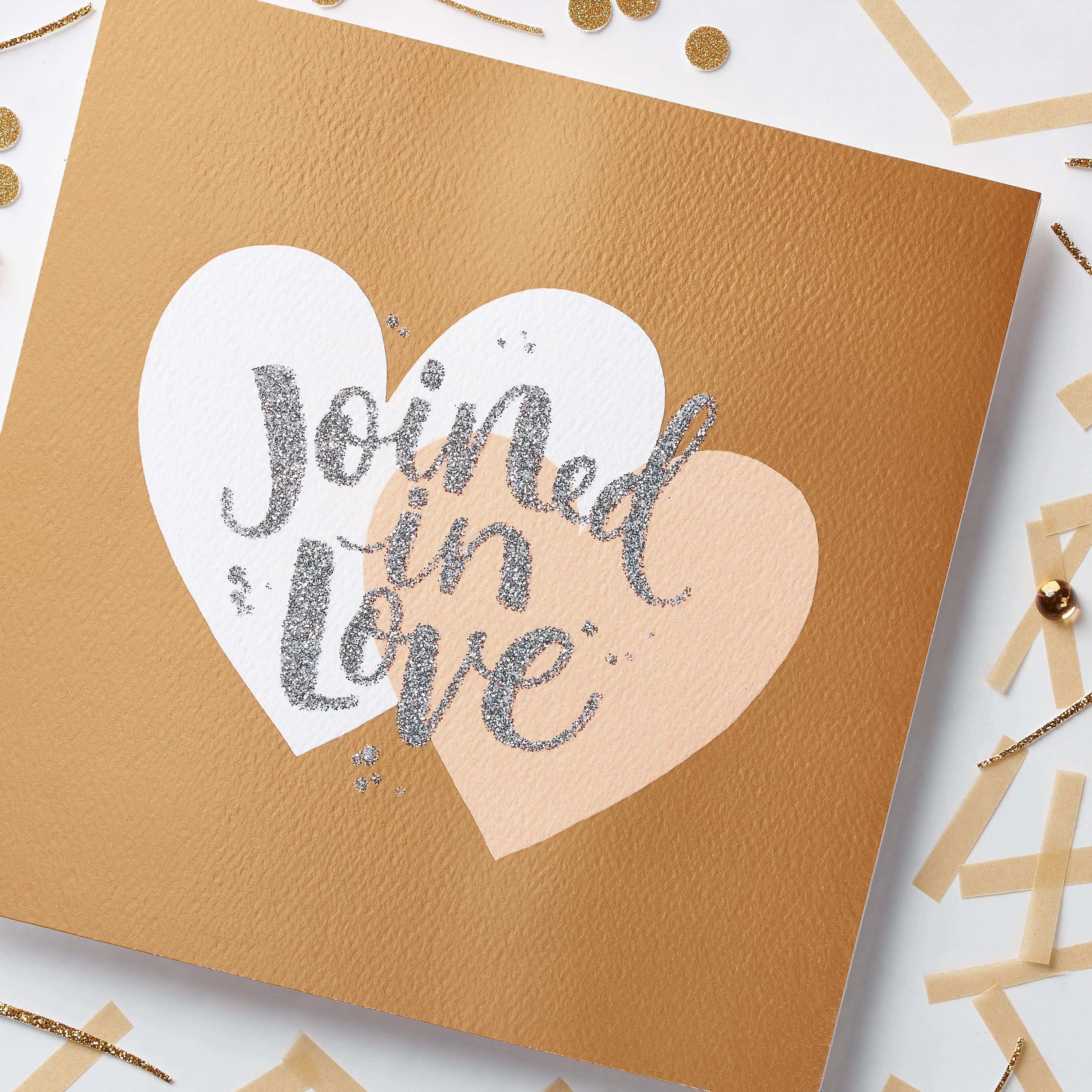 Joined In Love Congratulations Card image
