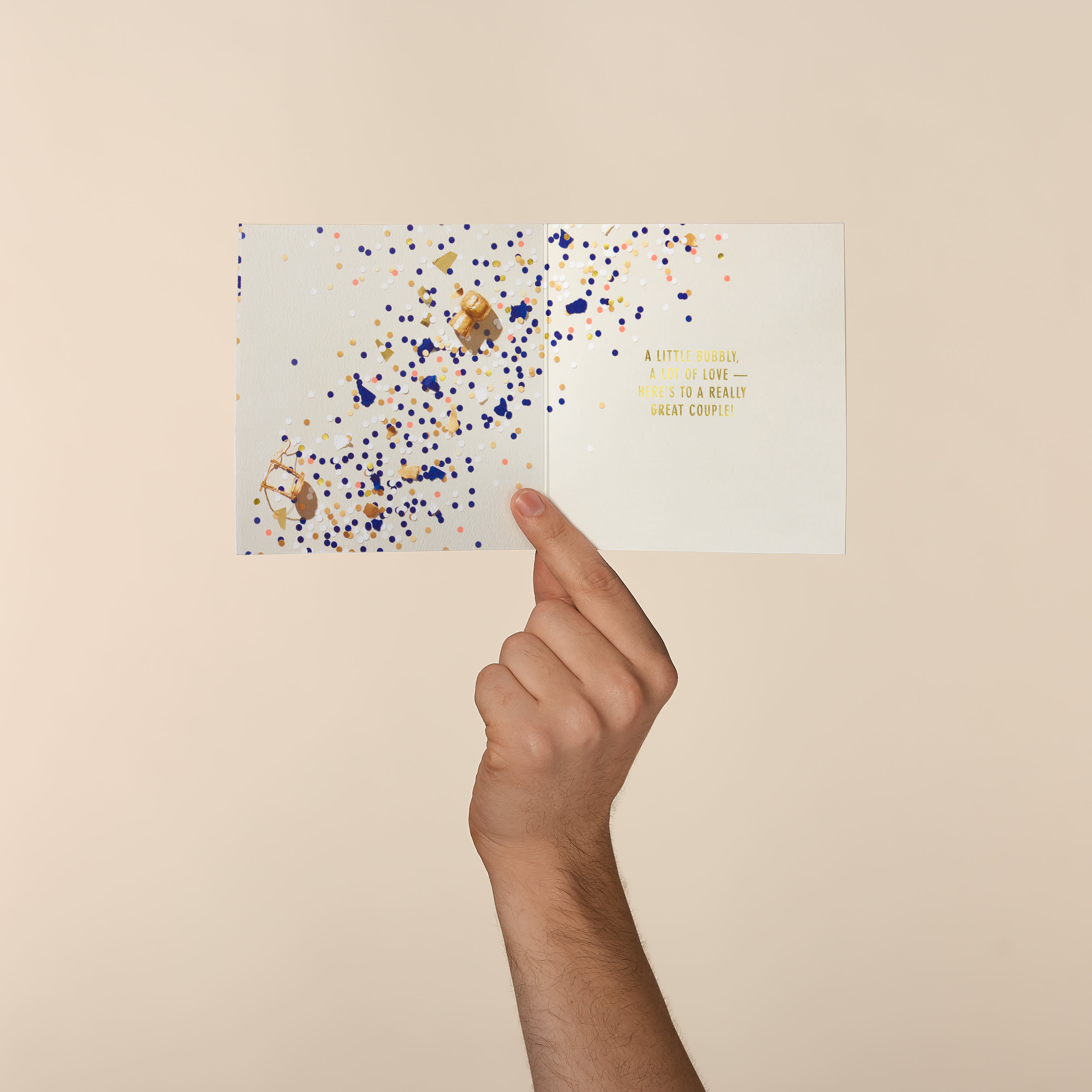 Champagne Anniversary Card image