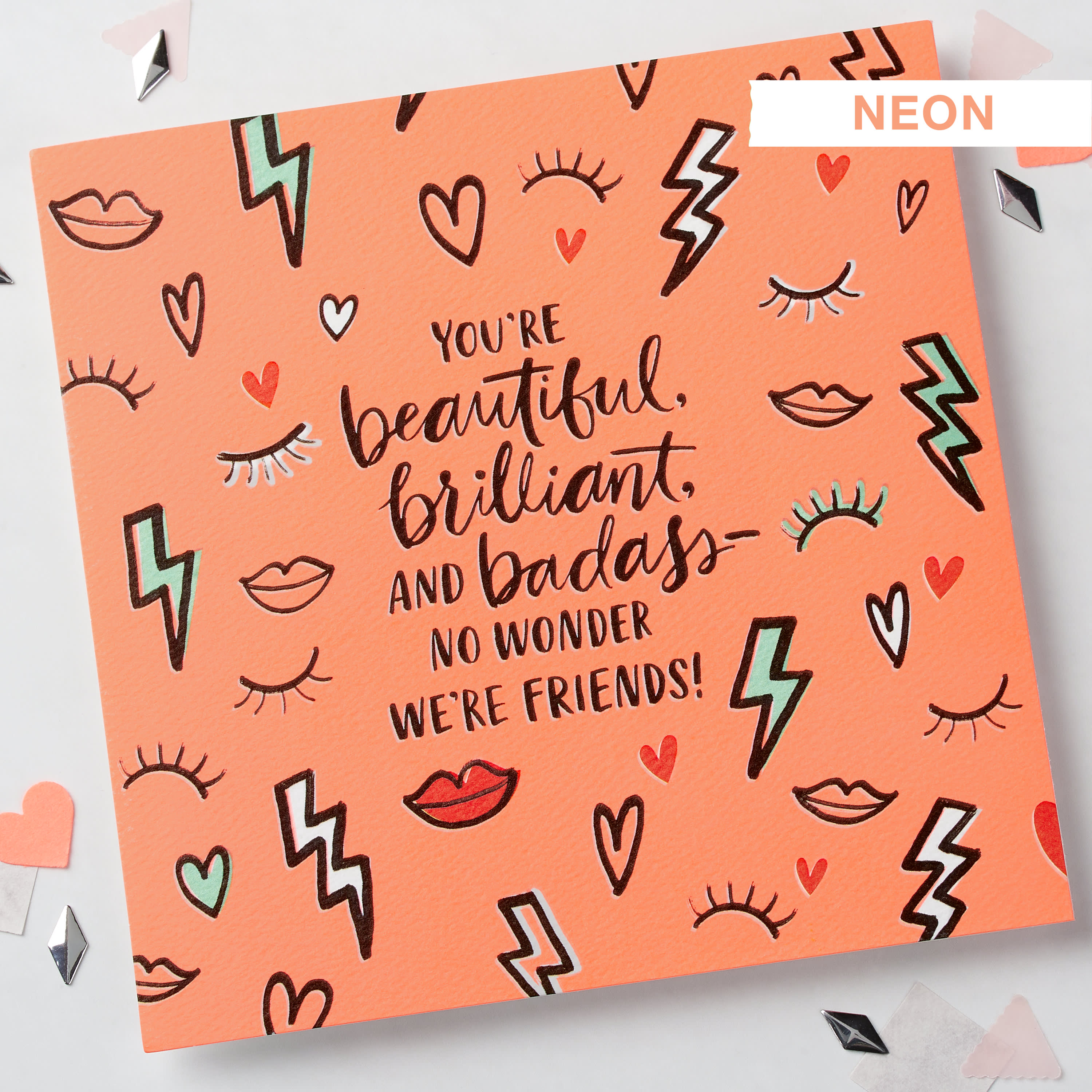 Badass Valentine's Day Card for Friend image