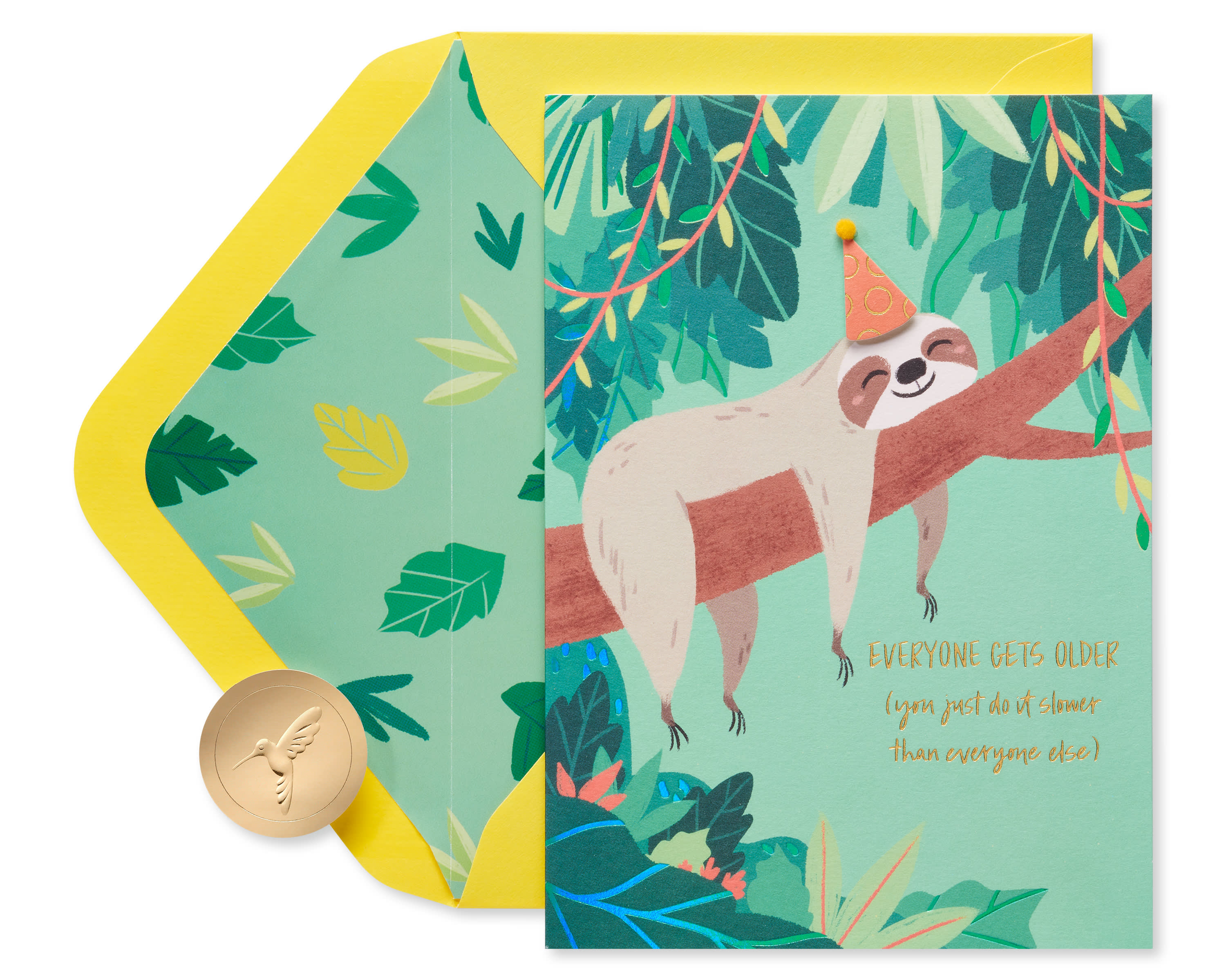 Sloth Funny Birthday Greeting Card - Papyrus