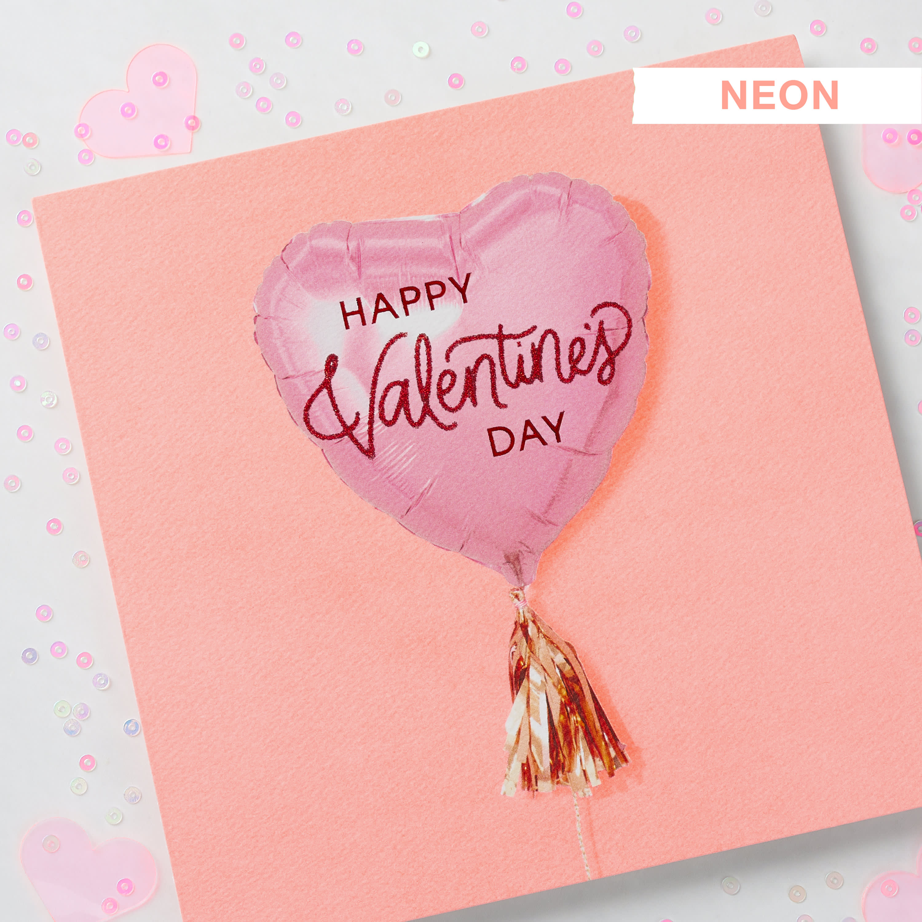 Balloon Valentine's Day Cards, 6-Count image