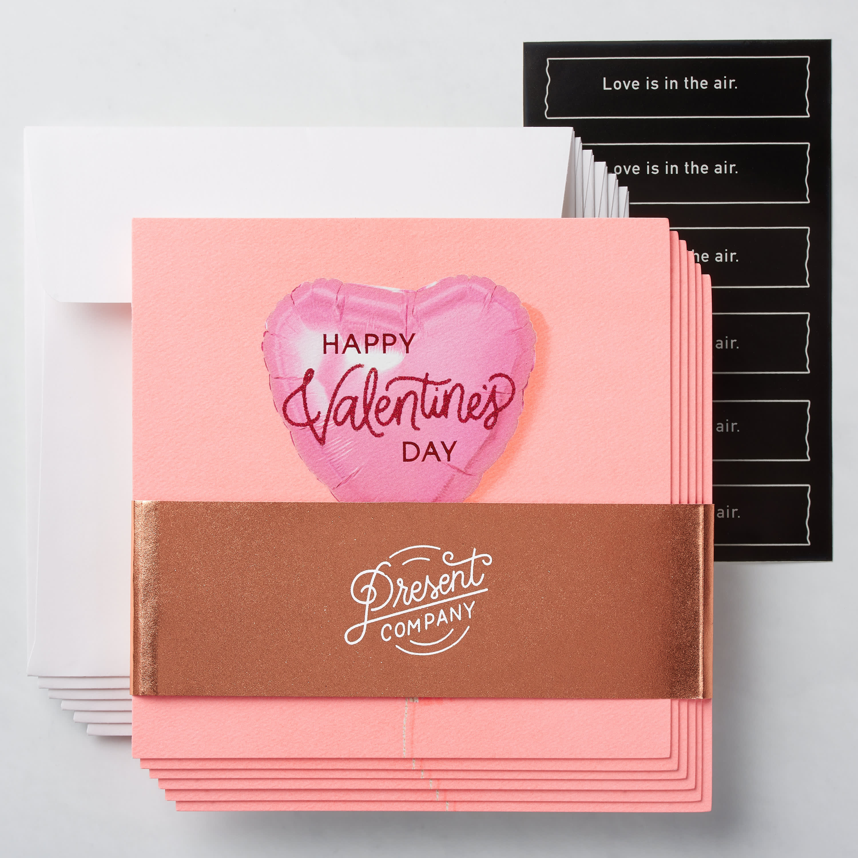 Balloon Valentine's Day Cards, 6-Count image