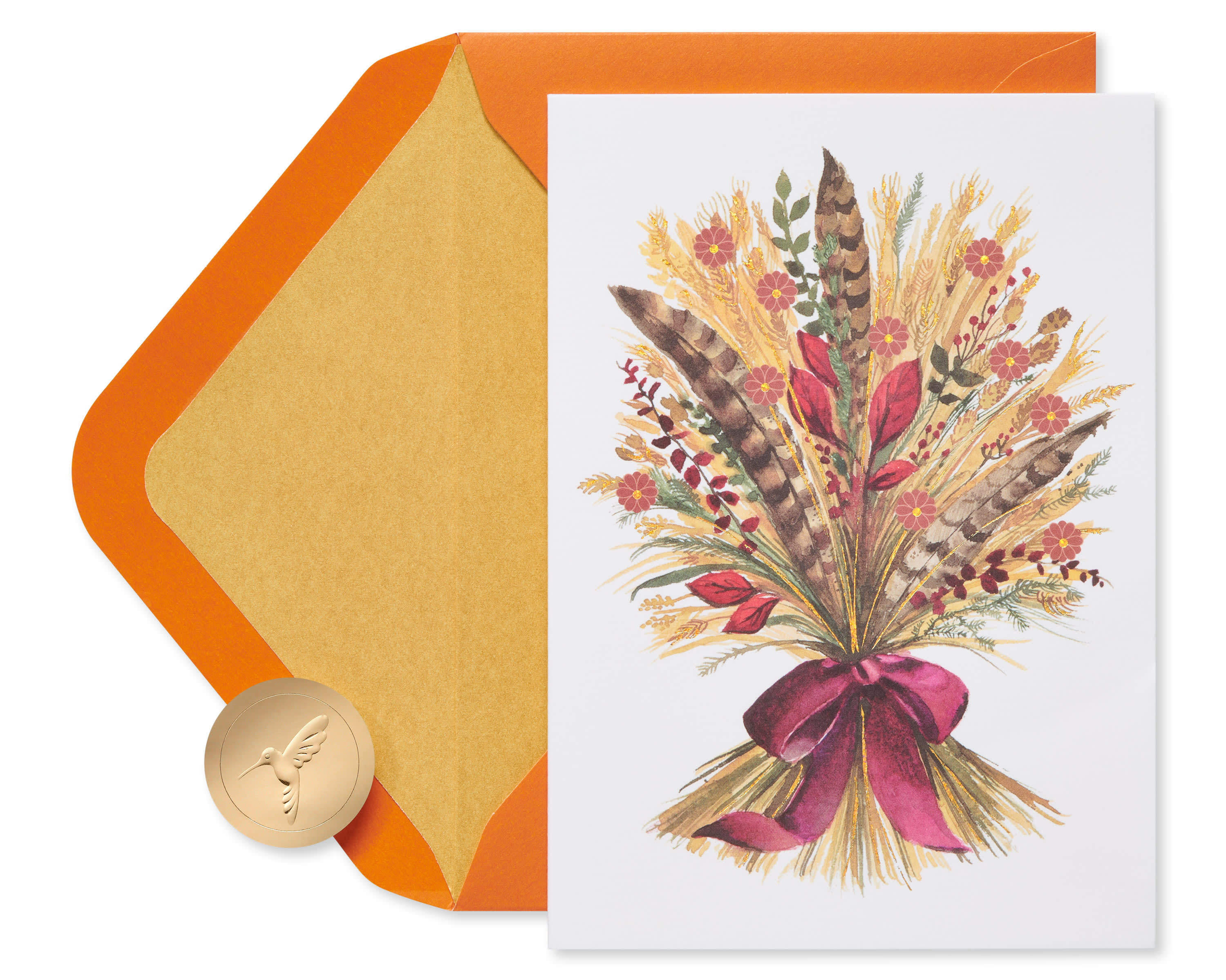 Thanksgiving Wheat Bunch Thanksgiving Greeting Card Papyrus