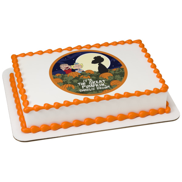 Peanuts® Snoopy® The Great Pumpkin PhotoCake® Edible Image®