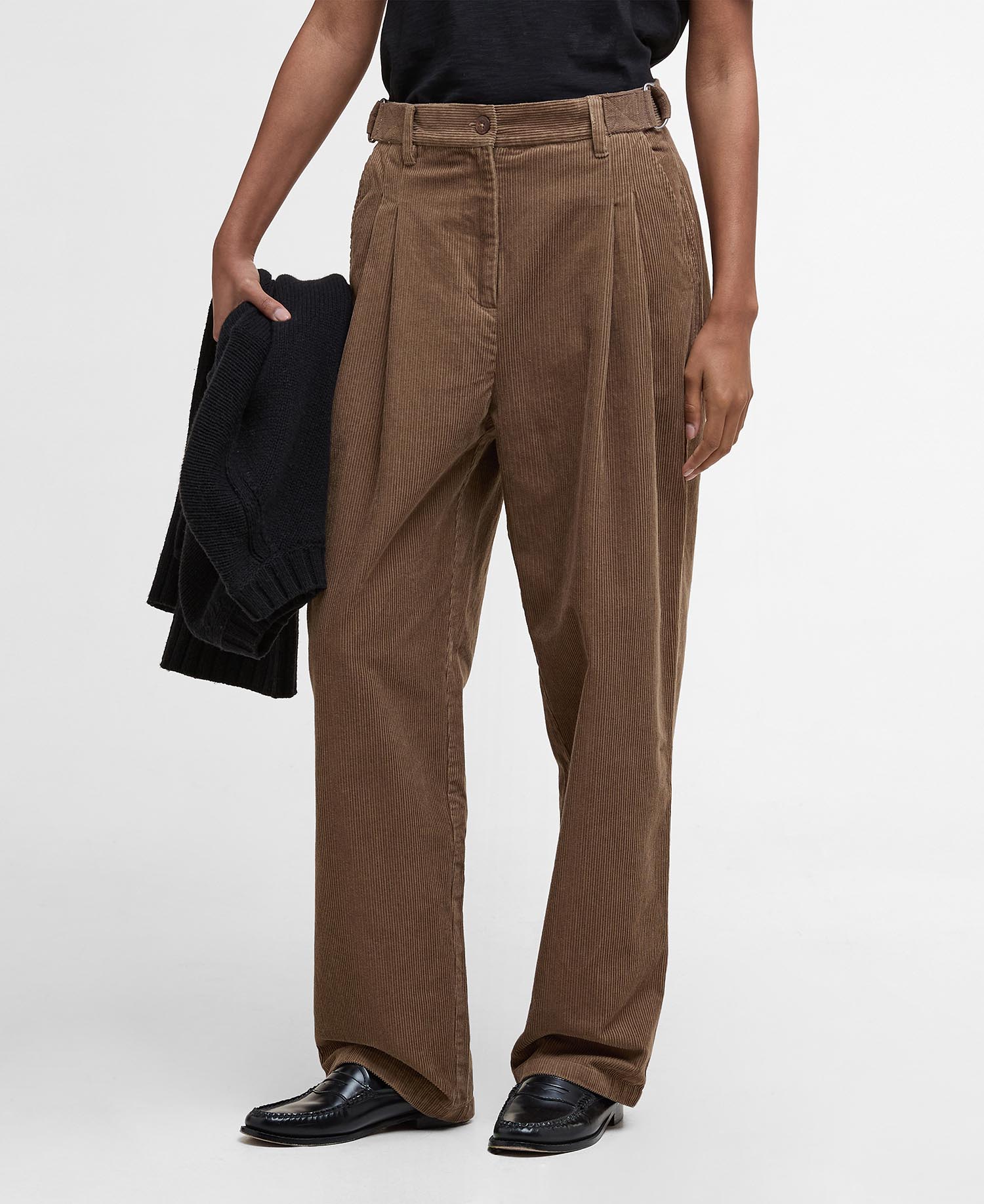 Pantaloni a coste sottili Yasmin image number 1