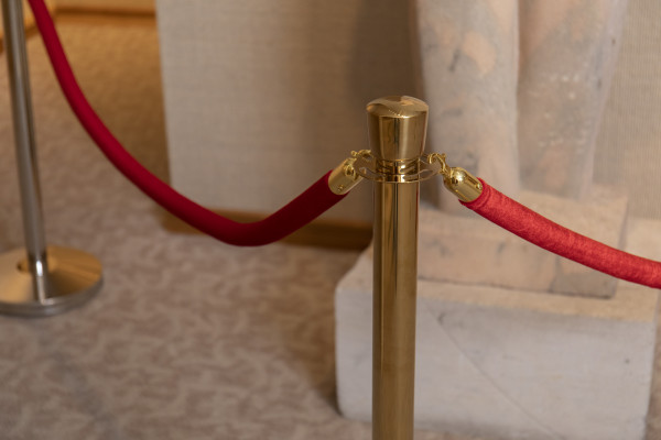 US Weight Accessory Rope - Red with Brass Belt Ends 2