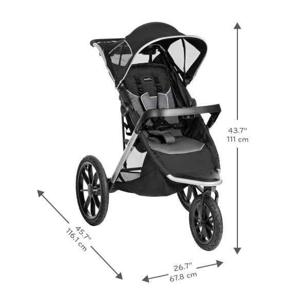 Victory Plus Compact Fold Jogging Stroller Specifications