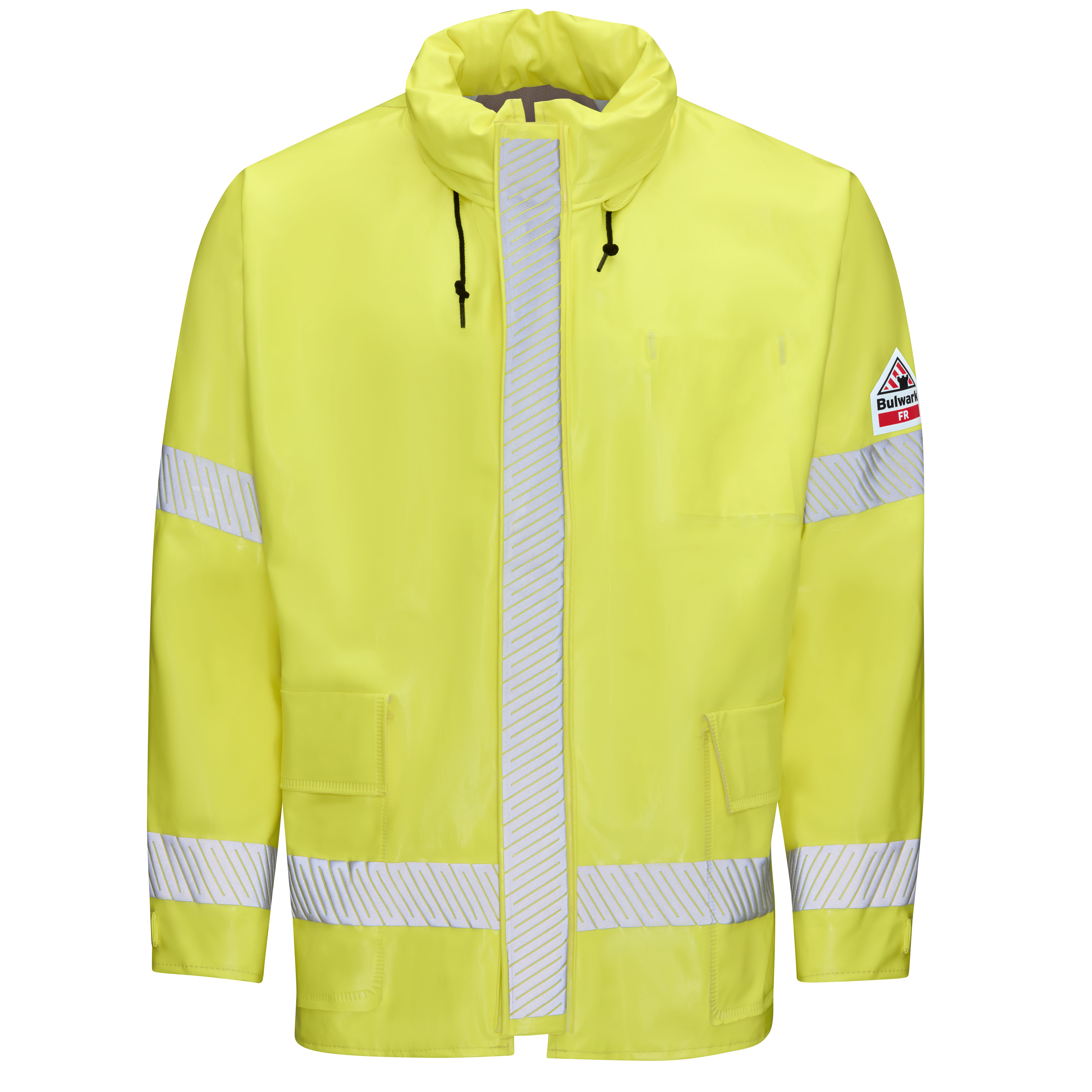Men‘s FR Hi-Visibility Rain Jacket-Bulwark