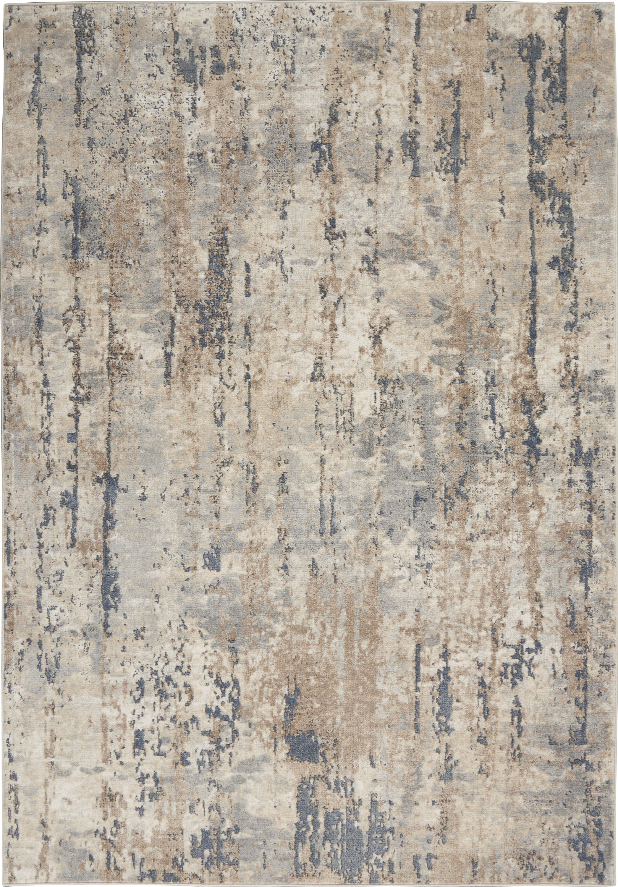 Nourison Quarry 6' x 9' Beige Grey Modern Indoor Rug