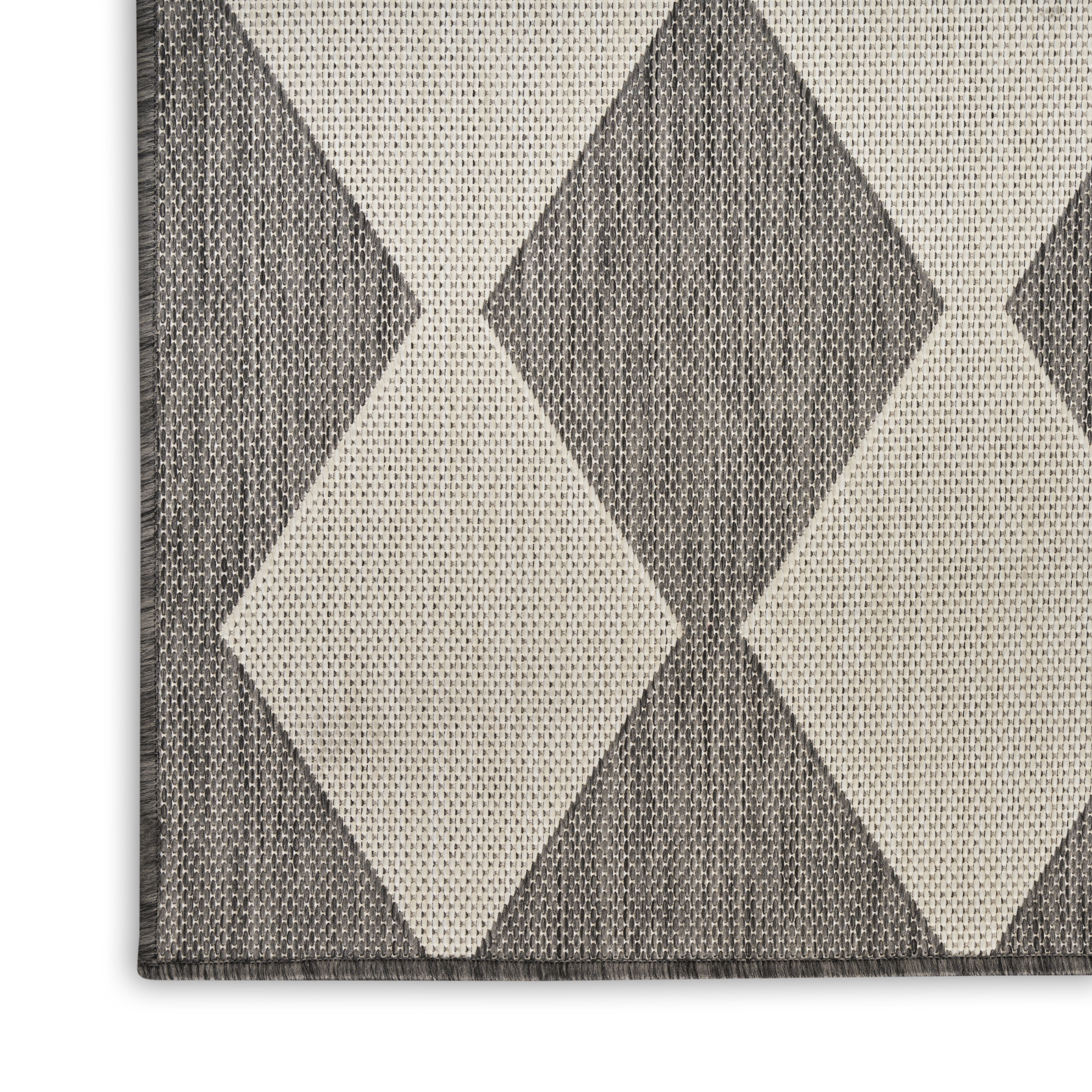 Nourison Positano 5' x 7' Charcoal Modern Rug