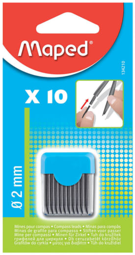 Compass Lead Refill - 2mm (10 pieces)