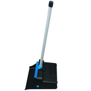 Impact, Blue/Black, 11.5", Dust Pan with Long Handle