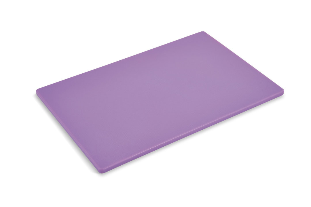 18" x 12" x ½" cutting board in purple