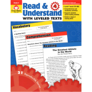 Read and Understand with Leveled Text Book, Grade 4