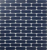 Ozzi Navy 1×4 Stadium Mosaic