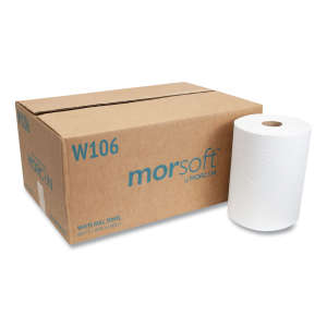 MORW106, Morcon, Morsoft, 800ft Roll Towel, 1 ply, White