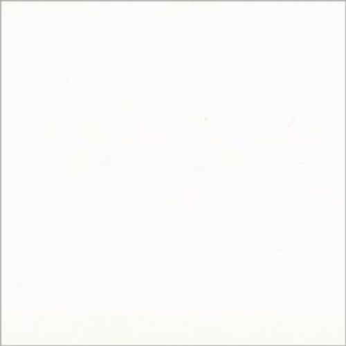 Plain unadorned white panel (object) fills the frame (action), surface uniformly bright and untextured, reflecting diffuse light; neutral, minimal context resembling a blank sheet or painted wall.