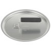 8 5/16-inch Wear-Ever® flat aluminum cover with dipped handle