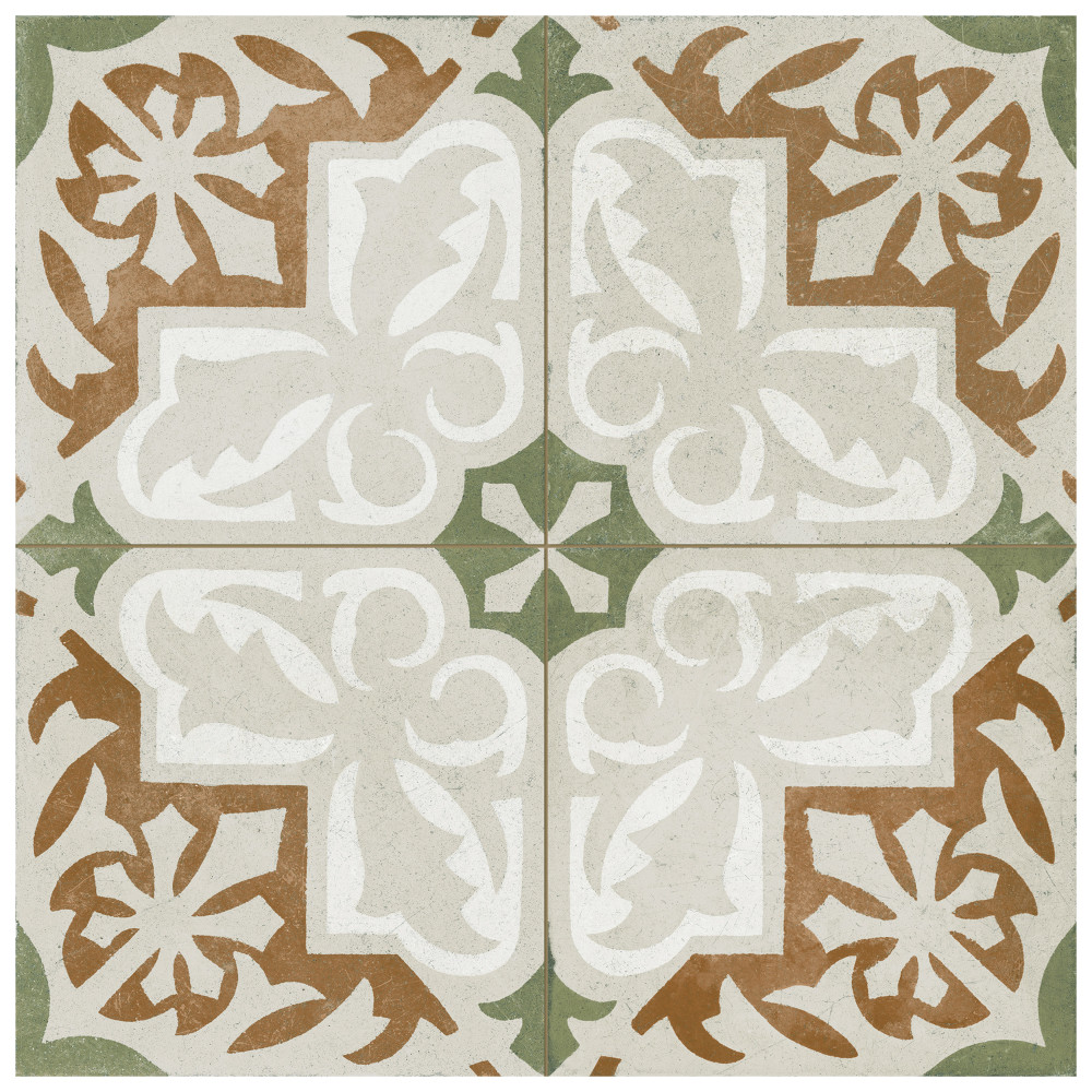 Kings Paname Bastille 17-5/8 in. x 17-5/8 in. Ceramic Floor and Wall Tile
