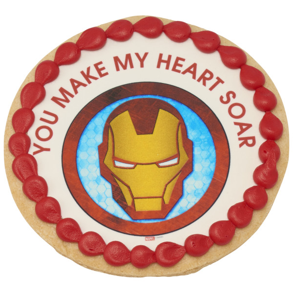 MARVEL Avengers Iron Man Icon PhotoCake® Edible Image®