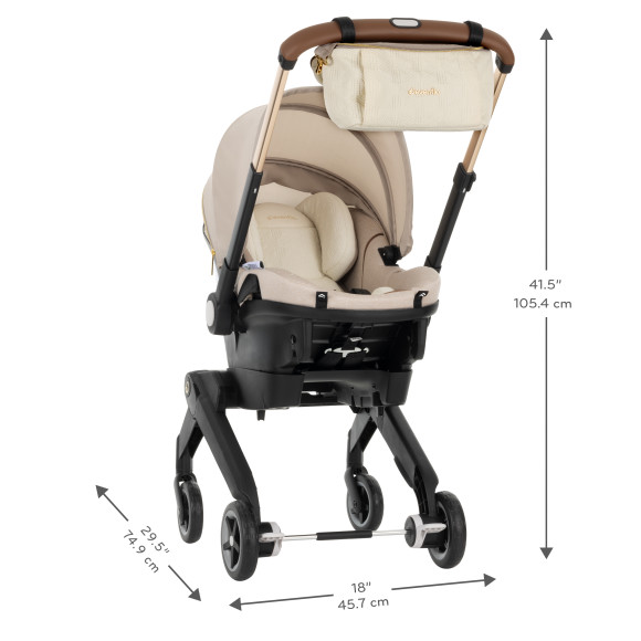 Limited Edition Shyft™ DualRide™ Infant Car Seat + Stroller Combo with Green & Gentle™ Fabric Specifications
