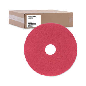 Boardwalk,  Buffing Round Floor Pad, 16", Red