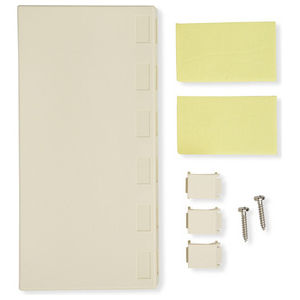 KeyConnect® Side-Entry Box With Shutter Door, 4-Port, Electrical White