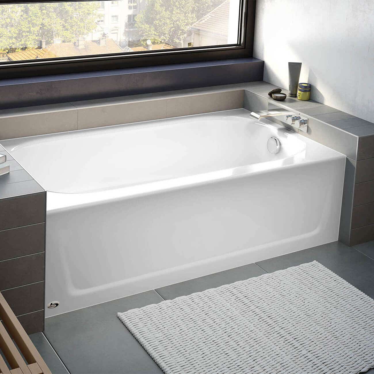 Kona BootzCast 60 x 30 Porcelain Enamel Alcove Bathtub