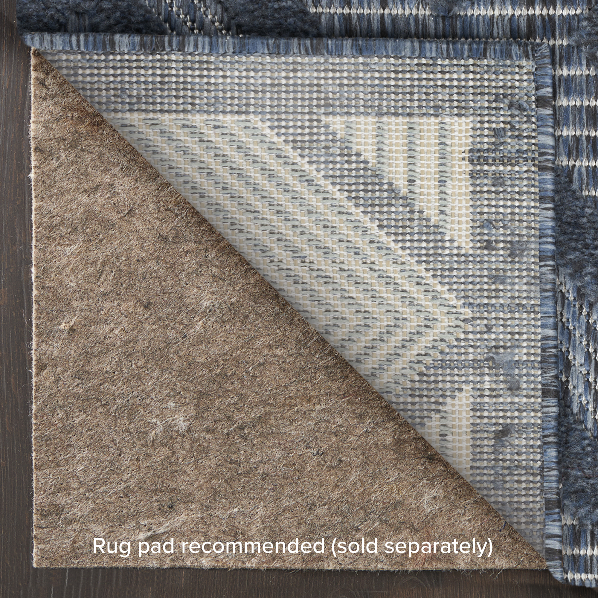 Nourison Versatile 7' x 10' Navy Blue Modern Rug