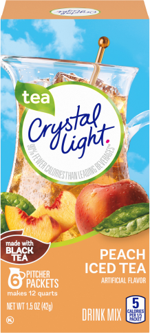 Crystallight More Products - CRYSTAL LIGHT MULTISERVE Peach Tea Sugar Free 1.5 oz Can