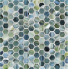 Agate Amalfi 1″ Hexagon Mosaic
