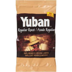 YUBAN Regular Roast & Ground Coffee, 1.1 oz. Pouches (Pack of 42) image