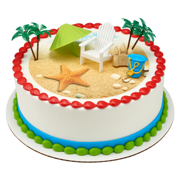 Beach Chair & Umbrella DecoSet®